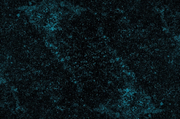 Textura pesada azul escura espalhada no fundo preto