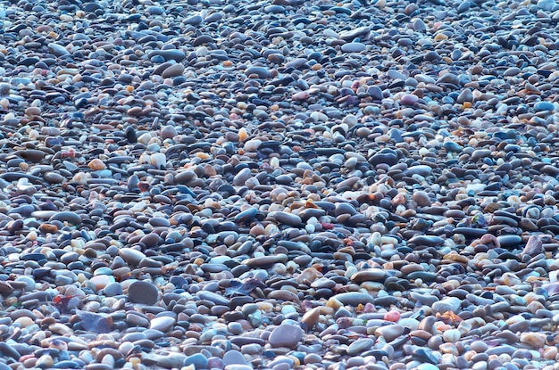 Textura de piedra en el mar