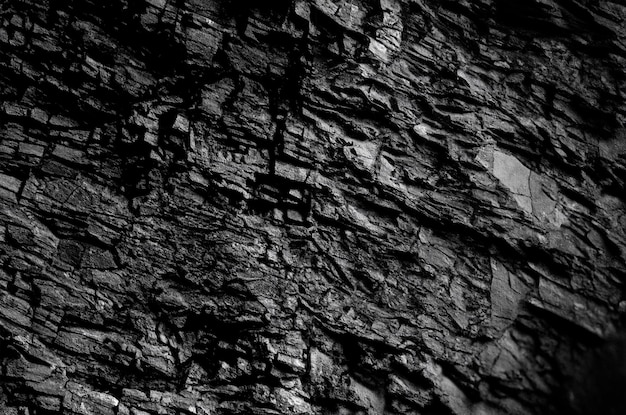 textura de piedra negra