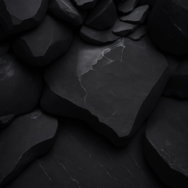 Textura de piedra negra