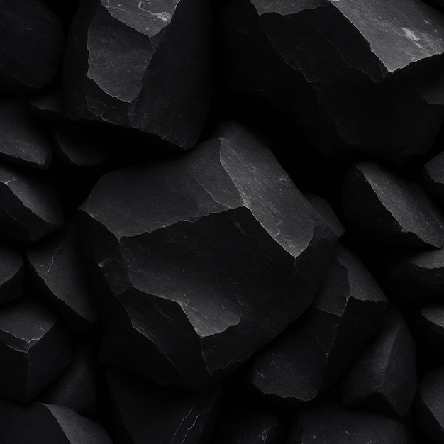 Textura de piedra negra