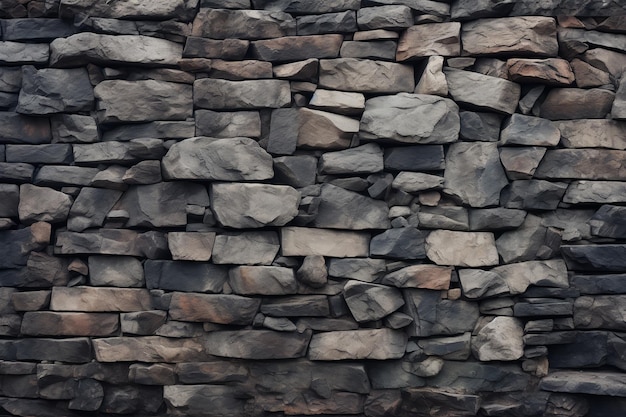Textura de piedra Valla de piedra Fondo de pantalla Generado por AI