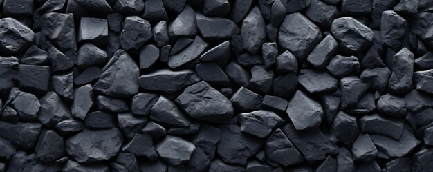 textura de las piedras negras