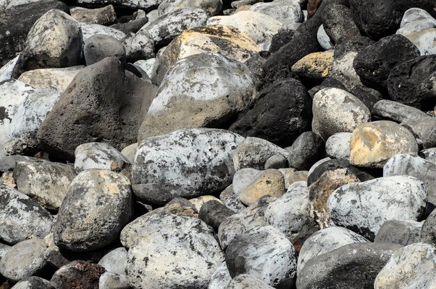 Textura de piedras redondas