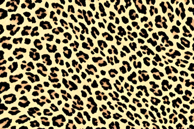 Textura de la piel de leopardo Fondo de la piel del leopardo Patrón de la piel el leopardo AI generativo
