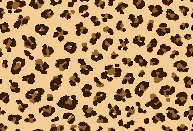 Foto textura de piel de leopardo marrón realista