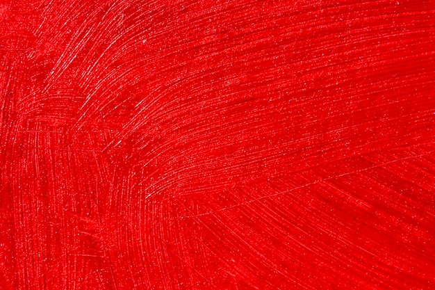 Foto textura de pintura acrílica roja