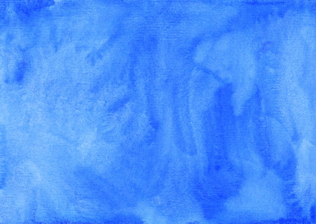 Textura de pintura de fondo azul azul acuarela