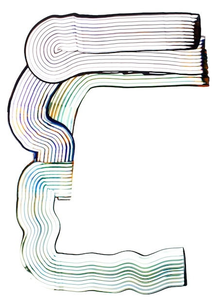 Textura de pintura de peine verde png forma irregular DIY arte abstracto