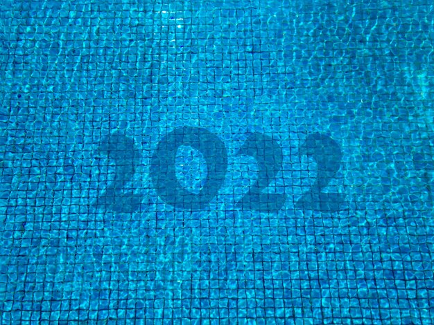 Textura de piscina de agua 2022