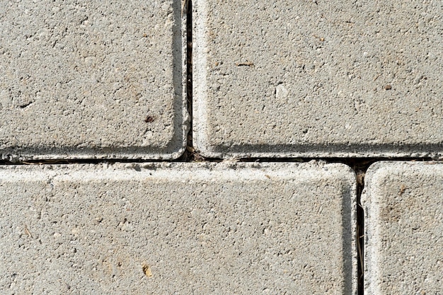 Textura de piso de concreto como adoquín de cemento gris claro