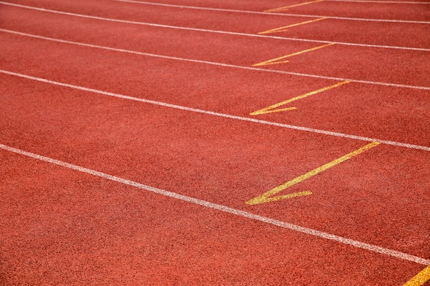 Textura de la pista de atletismo