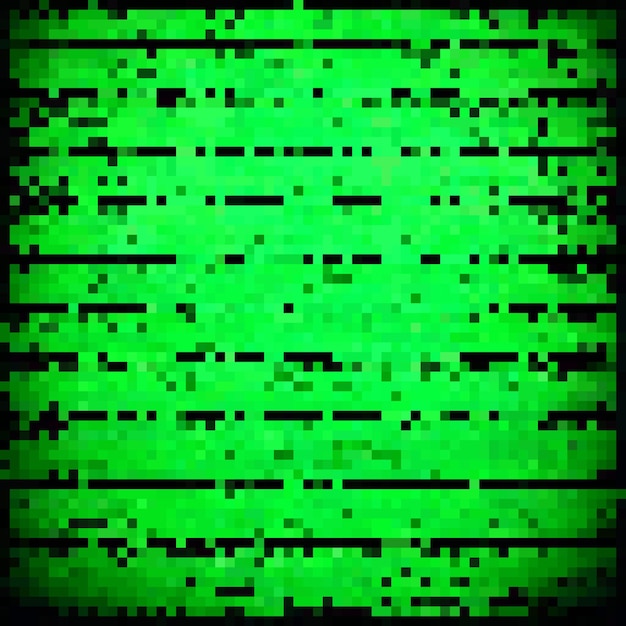 Textura de pixel verde o fondo de pared con textura de grunge verde