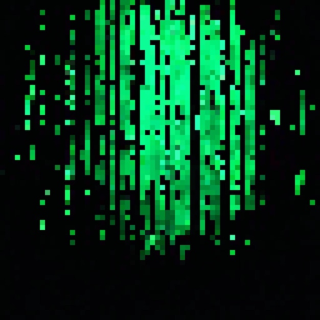 Foto textura de pixel verde o fondo de pared con textura de grunge verde