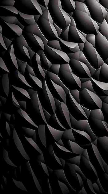 Foto textura preta mesmo padrão papel de parede móvel ia generativa