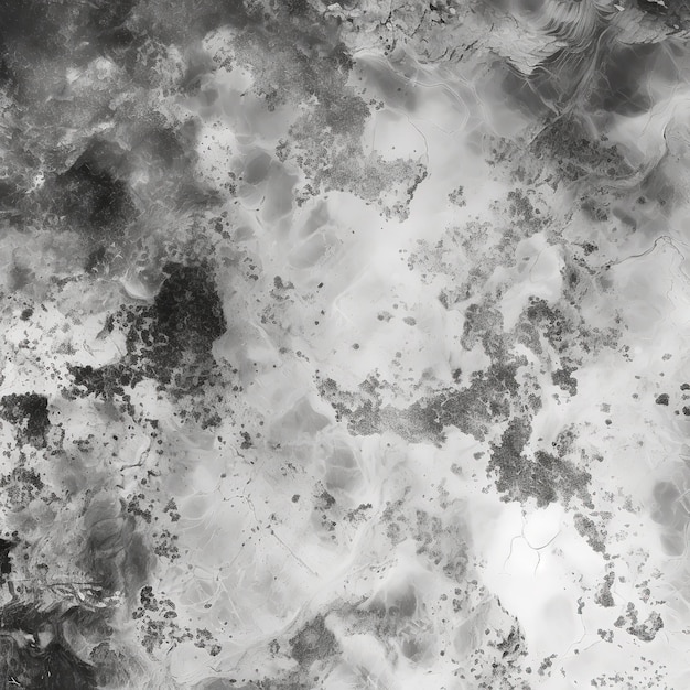 textura preto e branco do mapa grunge de manchas de umidade