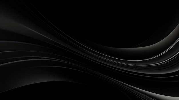 Textura de primer plano de fondo negro liso abstracto de color negro