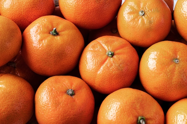 Foto textura de primer plano de mandarinas