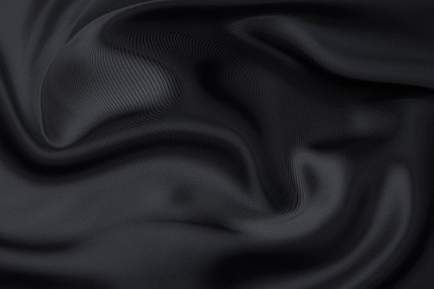 Textura de primer plano de tela gris natural o tela en color gris Textura de tela de algodón natural o material textil de lino Fondo de lona gris