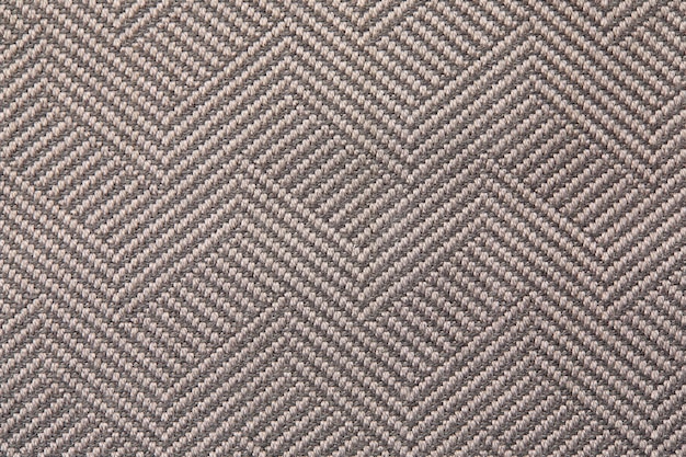 Textura de punto Textura de tejido jacquard con patrón geométrico gris Patrón de mosaico de ganchillo