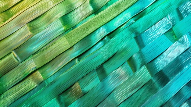 Foto una textura radiante de arco iris que brilla con tonos de jade esmeralda y verde bosque intrincadamente tejidos en un patrón sin costuras y cautivador aislado en un fondo blanco sólido