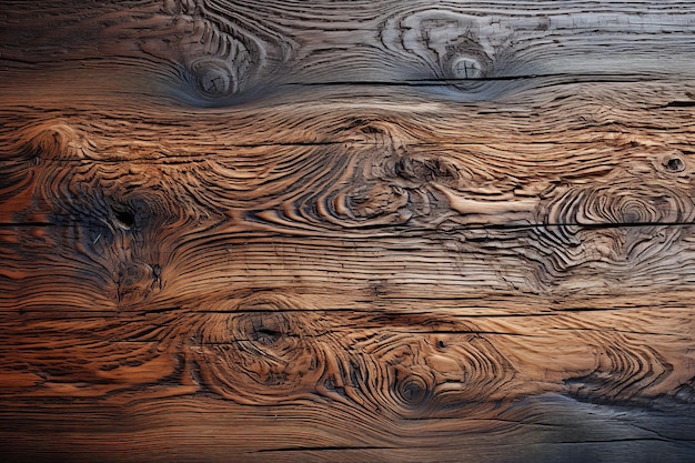 Textura de rapsodia de grano de madera desvanecida en color marrón apagado estilo rústico