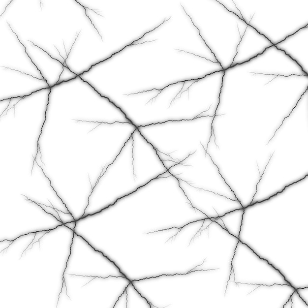 textura de recurso fotográfico de grietas de color con fondo blanco