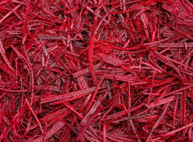 Textura de remolacha rallada roja