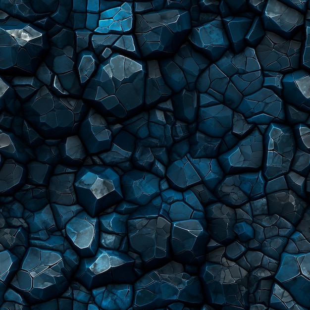 Textura de las rocas en estilo de tono turquesa