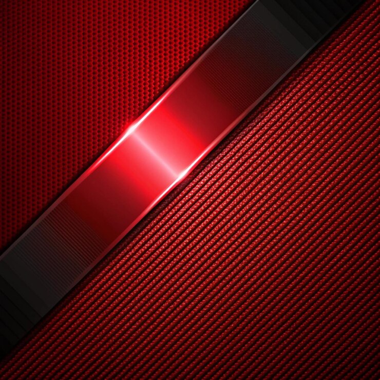 Textura roja abstracta con rayas brillantes diagonales