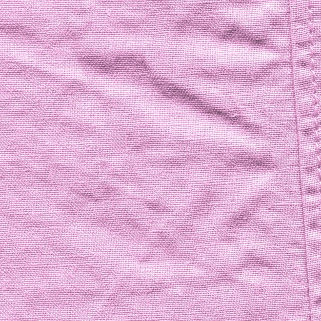 Foto textura rosa de superfície fundo de linho rosa pano de textura de linho rosa