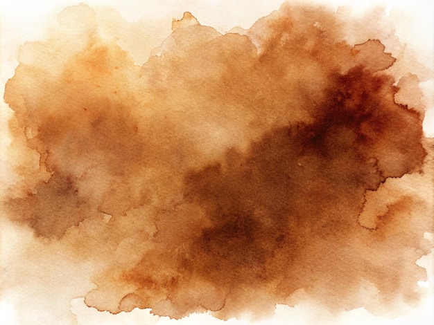 Textura suave de aquarela castanha Bistre