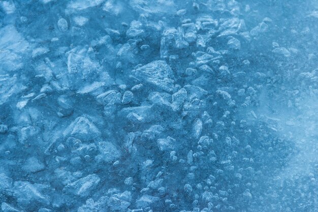 Textura de la superficie del hielo. Fondo de invierno