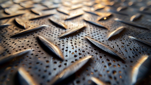 Foto textura de la superficie del metal grabado en primer plano