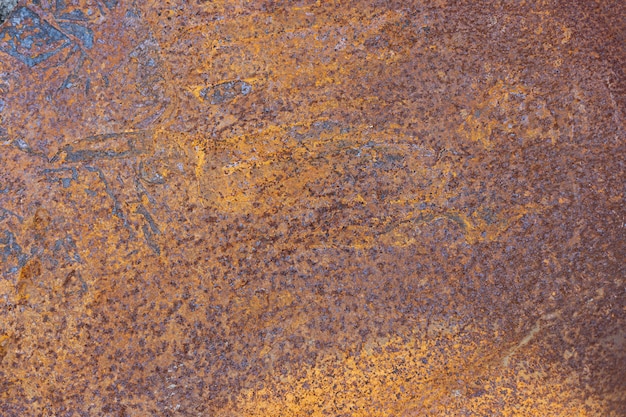 Textura de superficie metálica oxidada