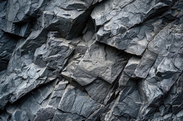 Textura de la superficie de la pared de roca de la cueva fondo en piedra gris