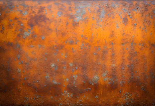 Foto textura de la superficie de piedra o metal oxidada marrón vacía formato de bandera larga