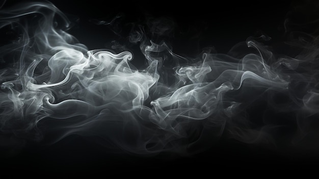 Textura de superposición del humo