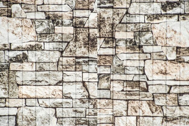 Foto la textura de sus capas de piedra en la valla textura de piedra