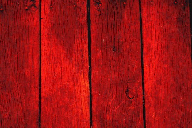 Foto textura de tabla de madera roja fondo viejos paneles rojos