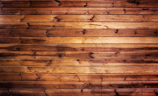 Textura de tablas de madera naranjas para el fondo