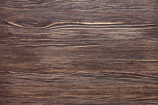 Textura de tablero de madera marrón. vista superior, plano