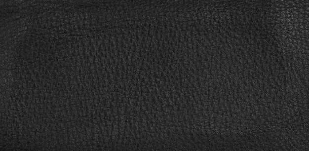 Textura de tapicería de coche de cuero negro