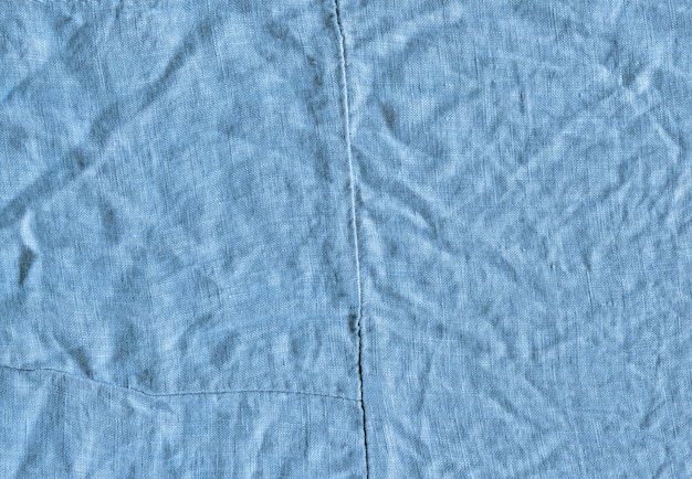 Textura de tela azul Tela con textura natural Textura de lona azul