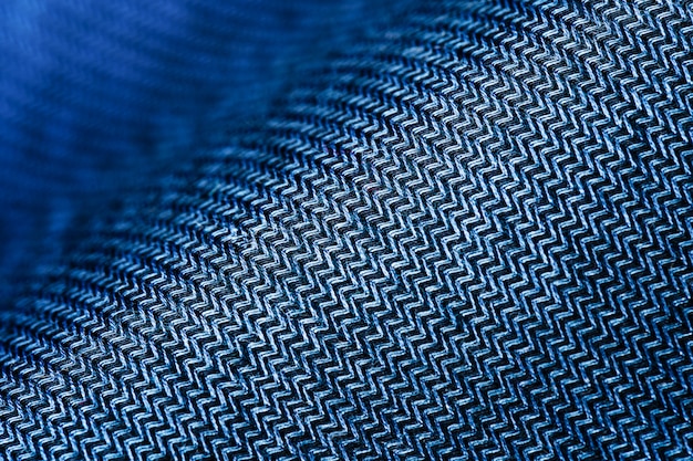 Textura de la tela azul