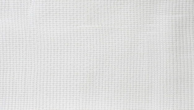 Textura de tela blanca de fondo con patrón sin costuras de textil natural