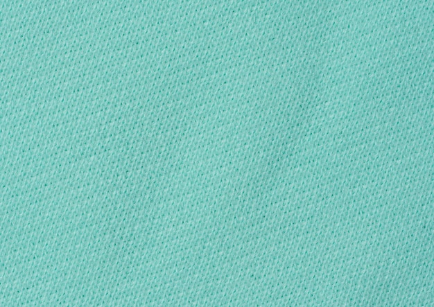 Textura de tela de color menta de algodón para hacer ropa