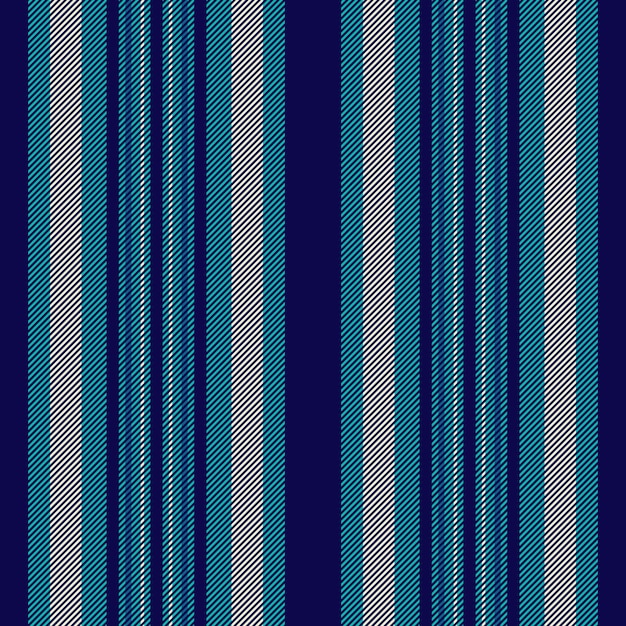 Textura de tela sin costuras de vector de líneas textiles con un fondo de rayas verticales