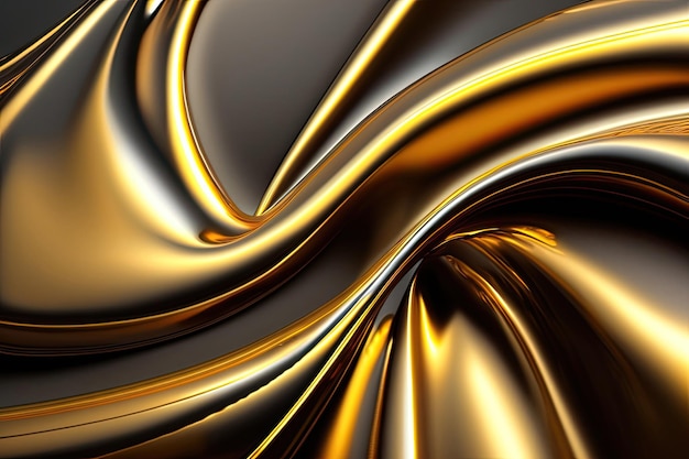 Textura de tela dorada o concepto de fondo y papel tapiz generado por ai