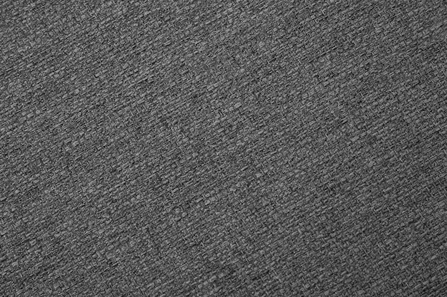 textura de la tela de fondo gris macro primer plano